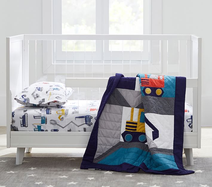 Jax Construction Toddler Comforter Toddler Bedding Pottery Barn Kids