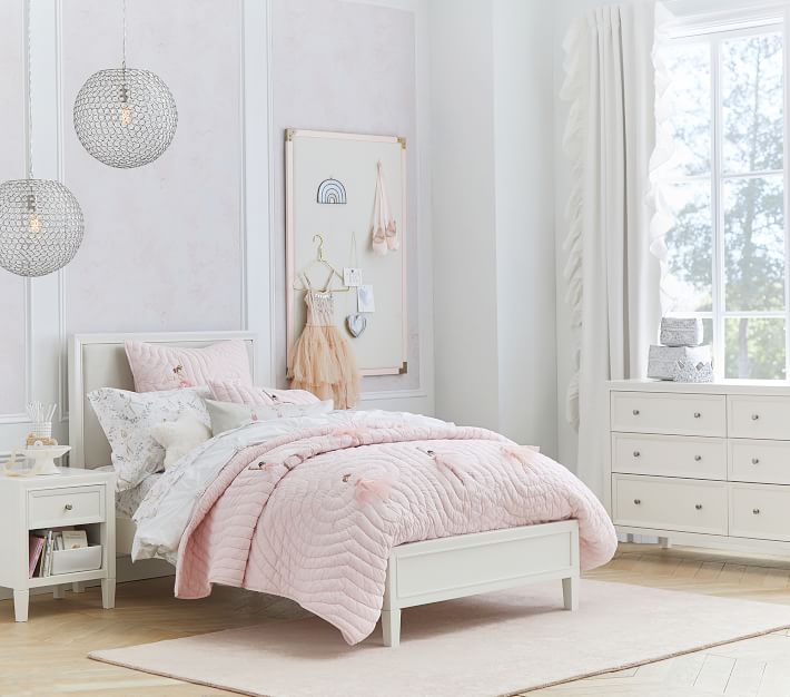 Parker Upholstered Kids Bed | Pottery Barn Kids