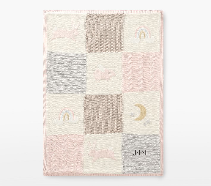Heirloom Bunny Baby Blanket Pottery Barn Kids