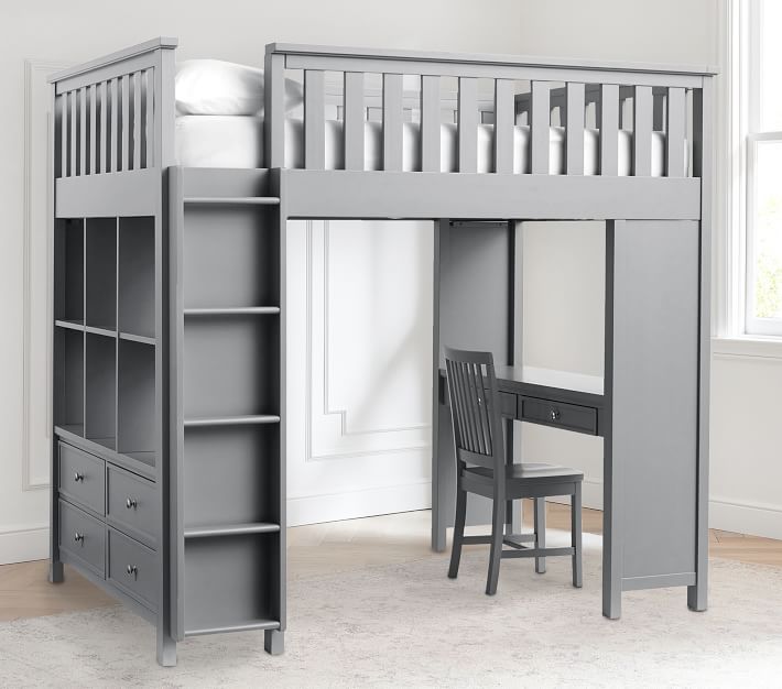 Elliott Loft Bed For Kids Pottery Barn Kids