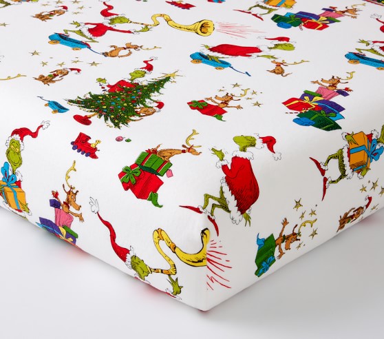 grinch crib sheet