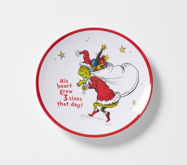 Dr. Seuss's The Grinch™ Plates Pottery Barn Kids