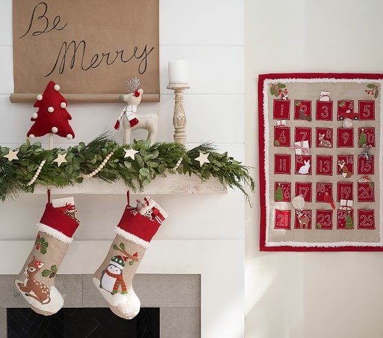 大割引 新作 Pottery Barn 壁紙 Pottery カレンダー クリスマス カウントダウン Barn インテリア雑貨 Logoadvantage Com