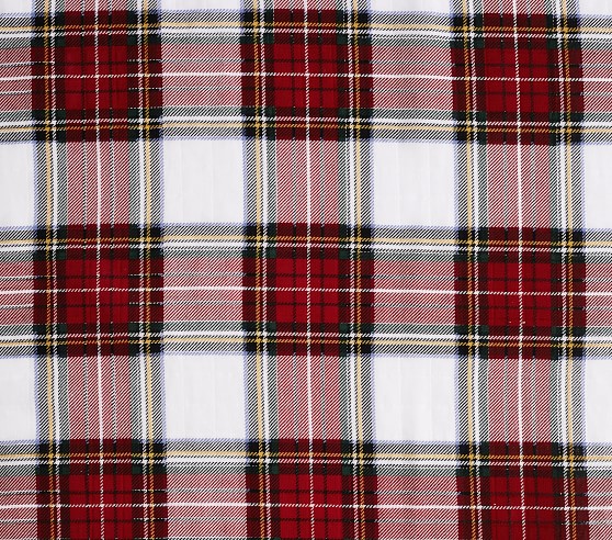 plaid swaddle