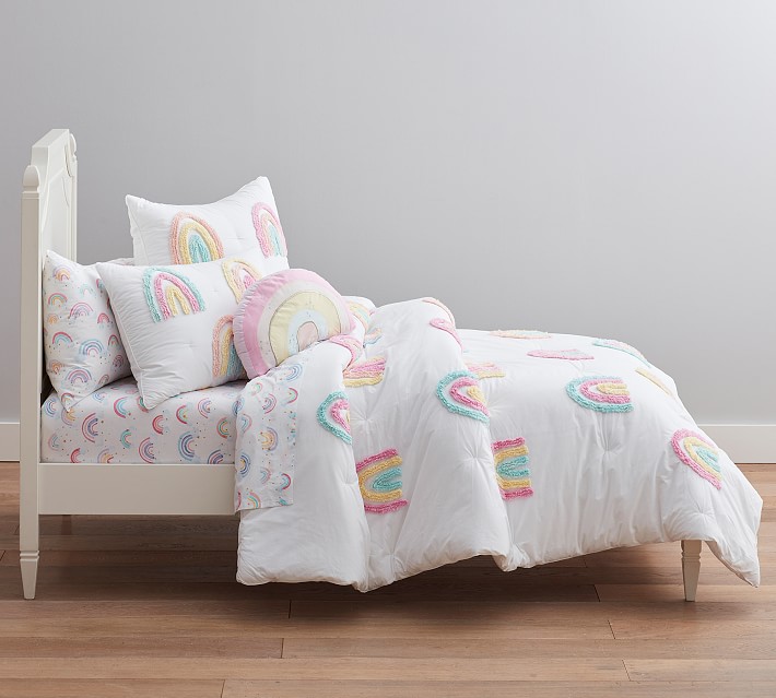 Candlewick Rainbow Comforter Bedding, Rainbow Duvet Cover Twin Bed Bath And Beyond