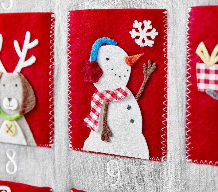 Quilted Kids Advent Calendar Pottery Barn Kids