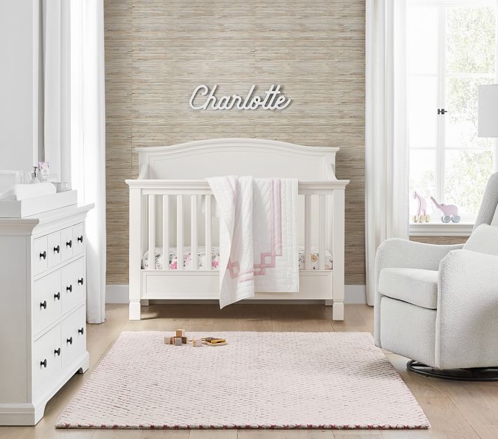 Larkin Extra Wide Changing Table Dresser & Topper Pottery Barn Kids