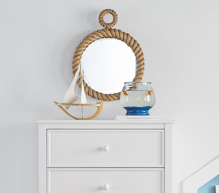 Nautical Rope Kids Mirror Pottery Barn Kids