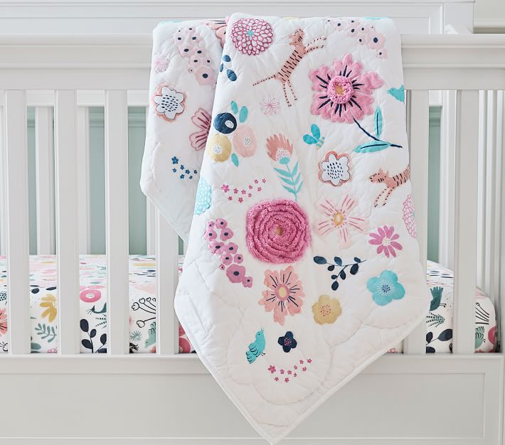 Sasha's Garden Baby Bedding Sets Pottery Barn Kids