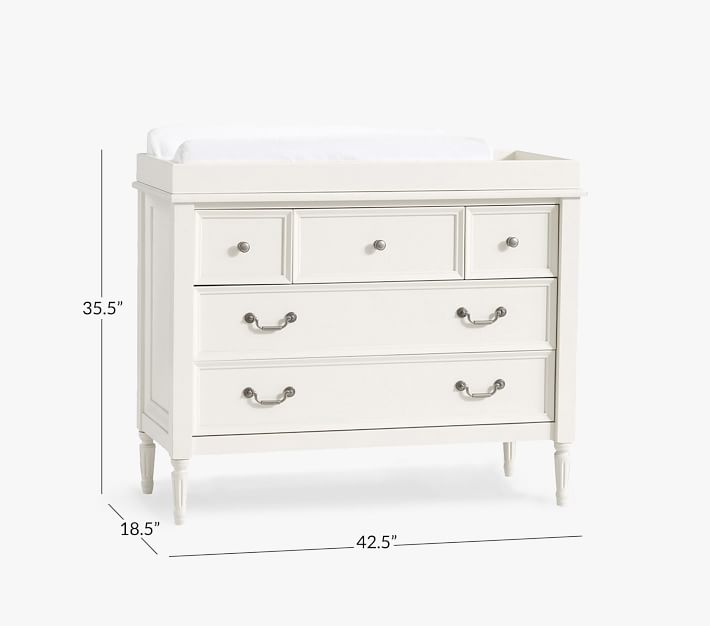 Blythe Changing Table Dresser & Topper Pottery Barn Kids