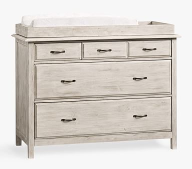 Rory Dresser & Topper Set, Weathered White