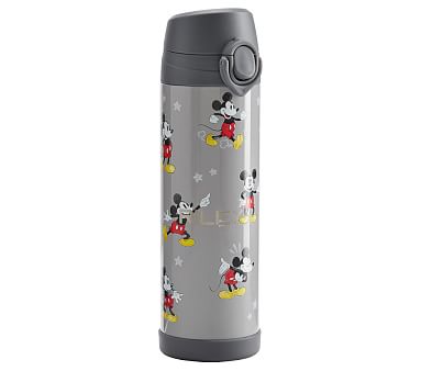 Grey Mickey Mouse, Mackenzie Large Insulated Water Bottle