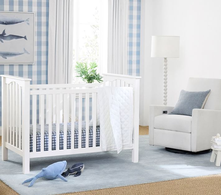 Kendall LowProfile Convertible Baby Crib Pottery Barn Kids