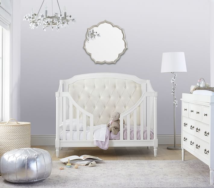Silver Leaf Petal Kids Mirror Pottery Barn Kids