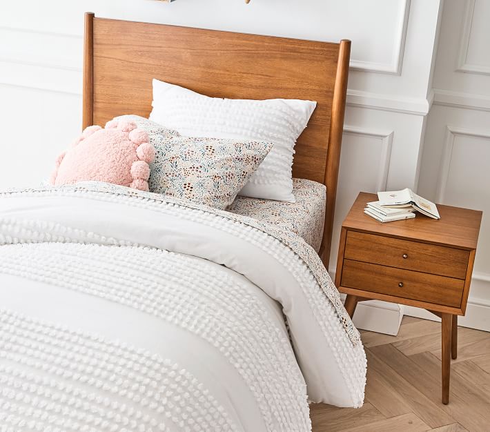west elm x pbk Modern Kids Mid-Century Bed | Pottery Barn Kids