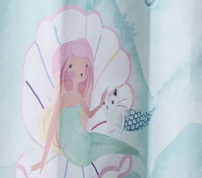 Mermaid Kids Shower Curtain Pottery Barn Kids