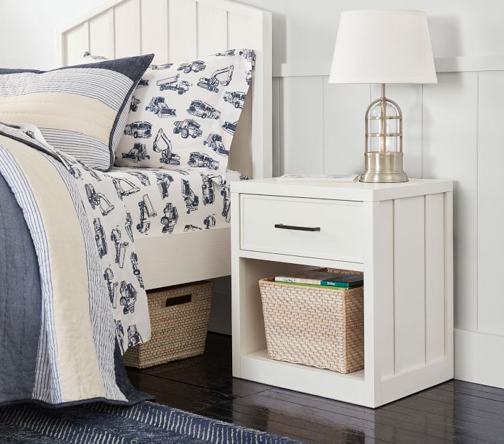 quinn white washed toy chest