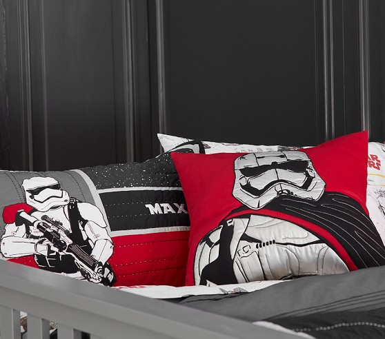 Details about   Pottery Barn Kids Star Wars Droid Sham 20" Square Pillow Euro 