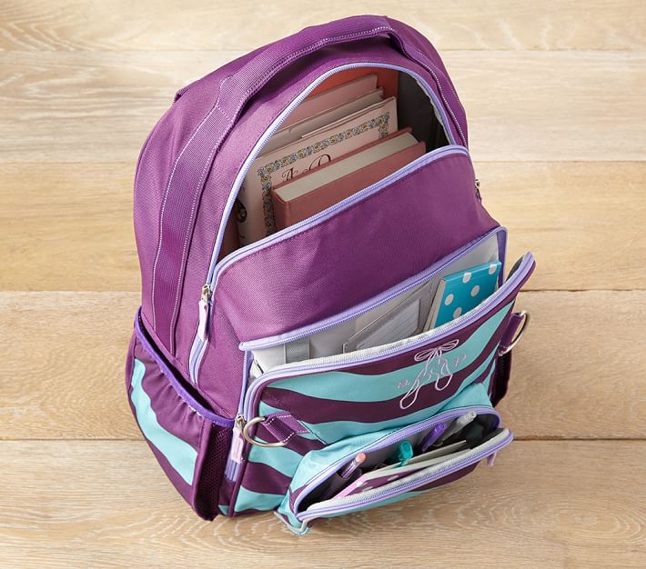 Fairfax Pink/Green Girls Backpacks Pottery Barn Kids