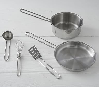 metal toy pots and pans