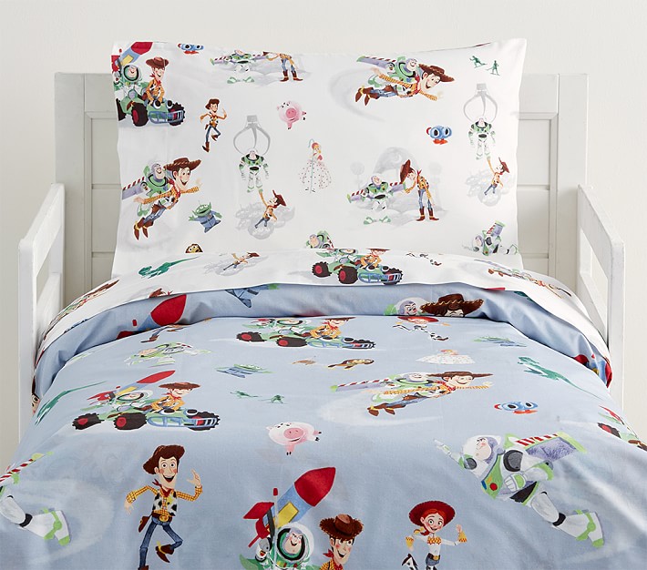 Disney Pixar Toy Story Woody Comforter+Fitted Sheet+PillowCase Set Twin/Full 