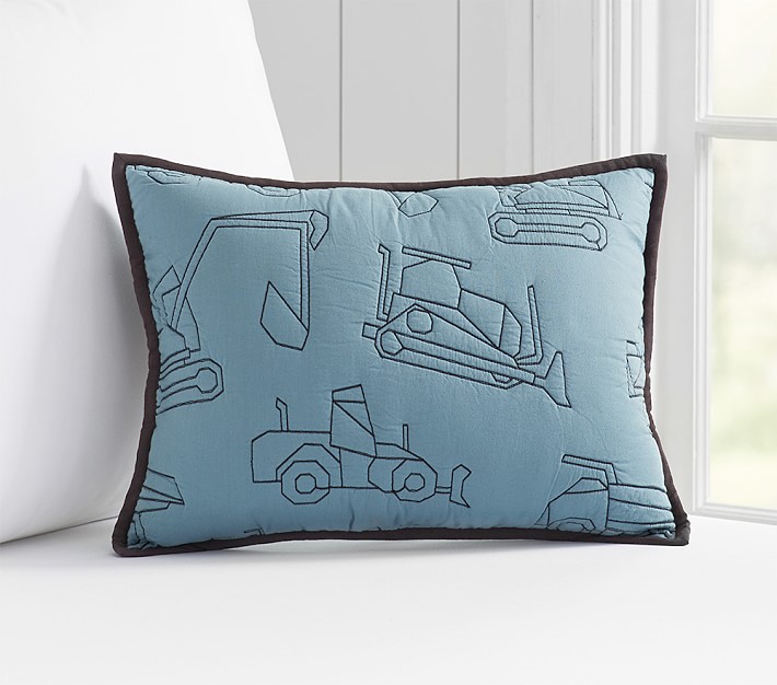 Braden Construction Decorative Nursery Throw Pillow Pottery Barn Kids