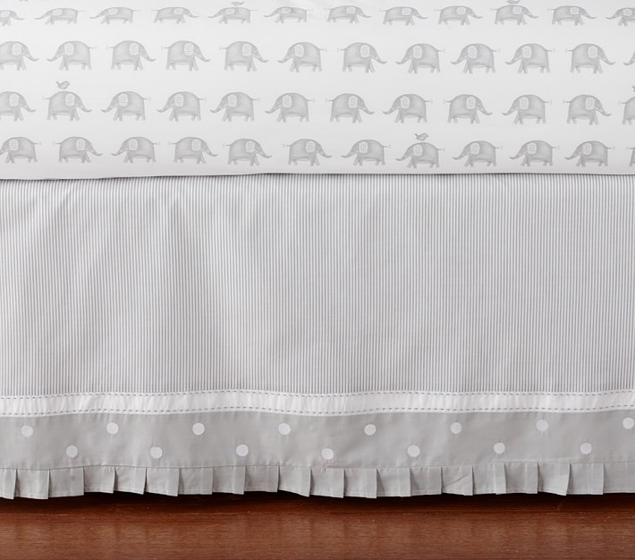 Taylor Crib Skirt Pottery Barn Kids