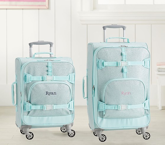 Mackenzie Aqua Sparkle Glitter Kids 