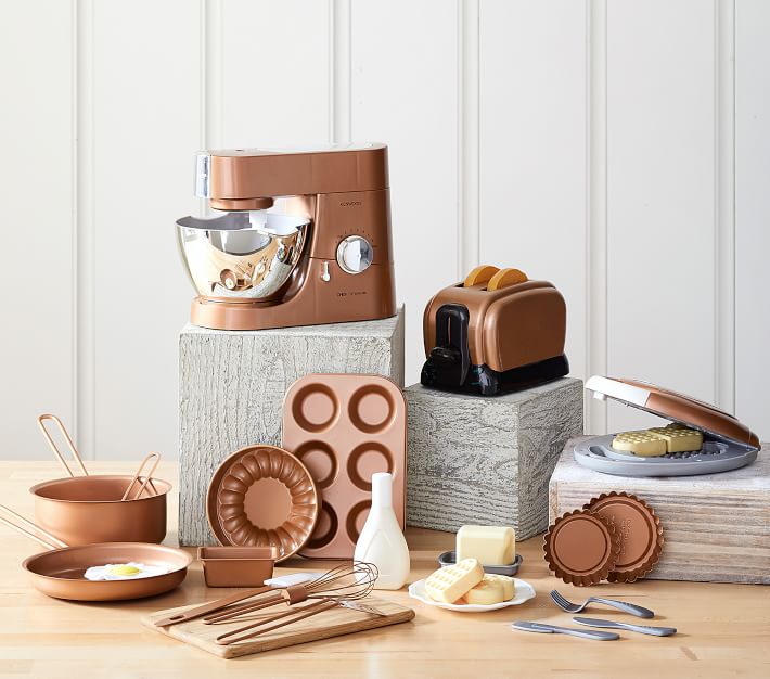 Copper Kitchen Standing Mixer | Toy Kitchen Accessories | Pottery Barn Kids