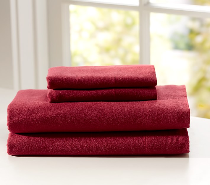 Red Flannel Kids' Sheet Set Pottery Barn Kids