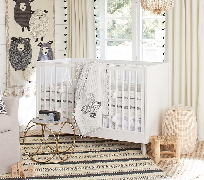 Sleepy Sheep Crib Bedding Set Pottery Barn Kids