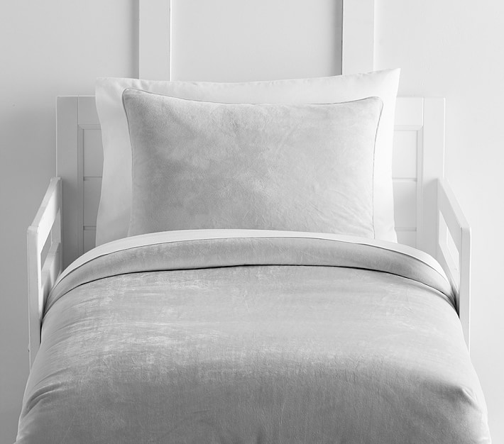 Luxe Chamois Toddler Duvet Cover Toddler Bedding Pottery Barn Kids