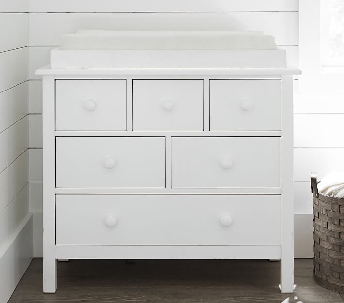Kendall Nursery Changing Table Dresser & Topper Pottery Barn Kids