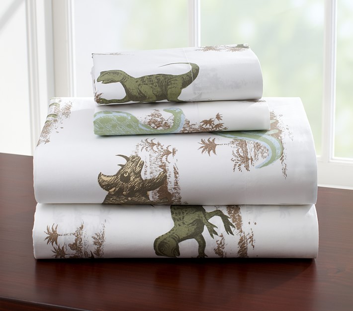 Dinosaur Extra Standard Pillowcase Pottery Barn Kids