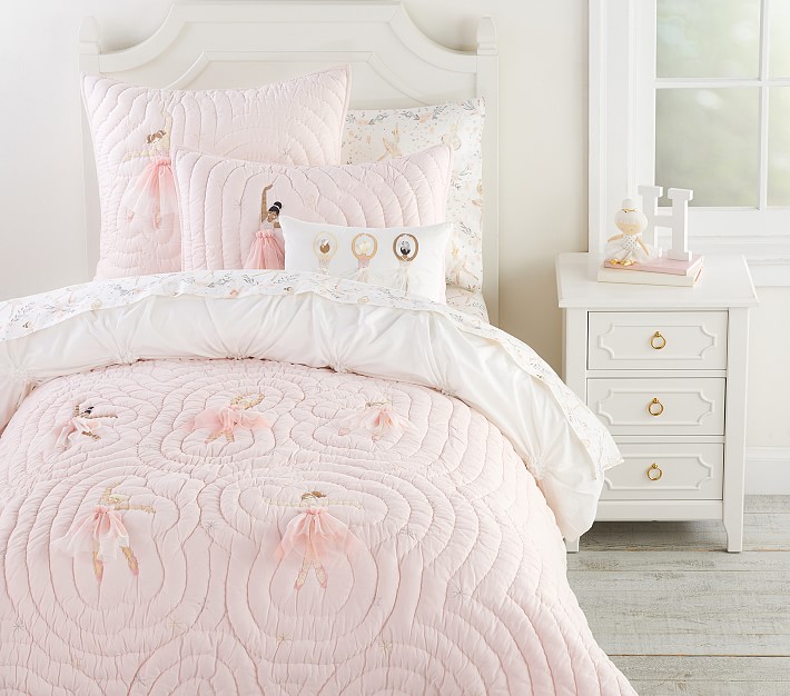 Ballerina Quilt & Shams Pottery Barn Kids