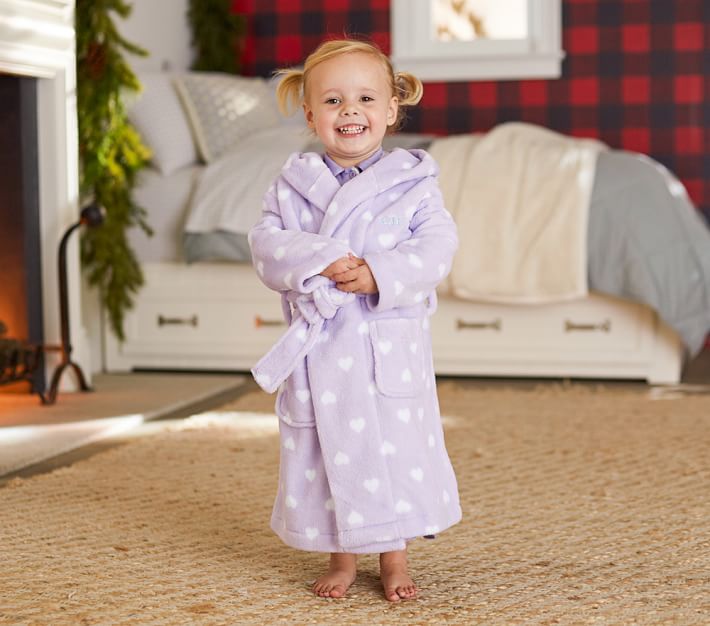 Heart Kids Bathrobe | Pottery Barn Kids