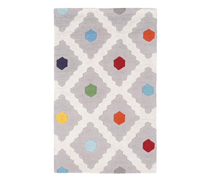 Multi Dot Rug Patterned Rugs Pottery Barn Kids