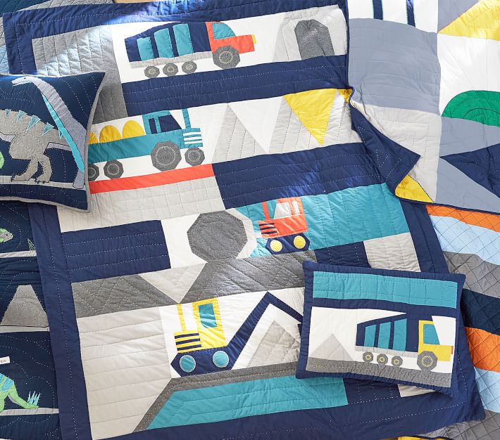 Jax Construction Kids' Comforter Set Pottery Barn Kids