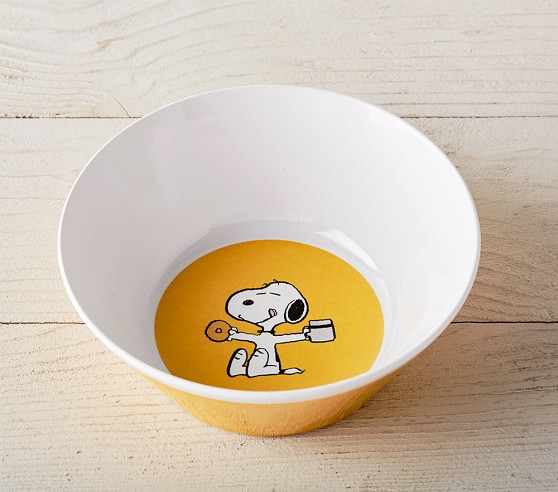 NEW Pottery Barn Kids Peanuts Snoopy Bowl  DOG DISH? 