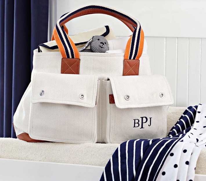 White Seacliff Diaper Bag | Pottery Barn Kids