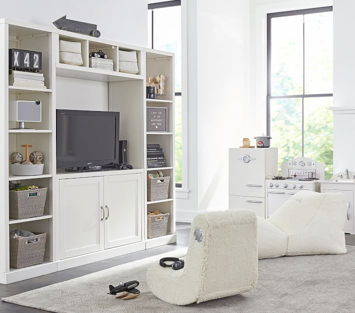 Quinn Gray Baskets Kids Storage Pottery Barn Kids