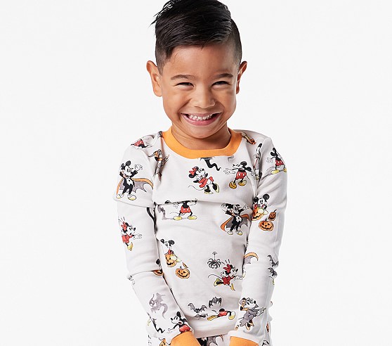Disney Authentic Mickey Mouse Halloween PJ Pals Pajamas Boys Size 2 3 4 5 New 