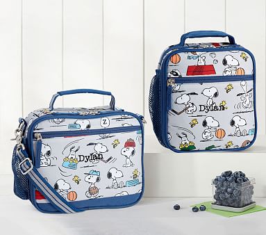 Peanuts Snoopy  Lunch Bag Mini Tote Bag Keep Cold Warm School Bus 