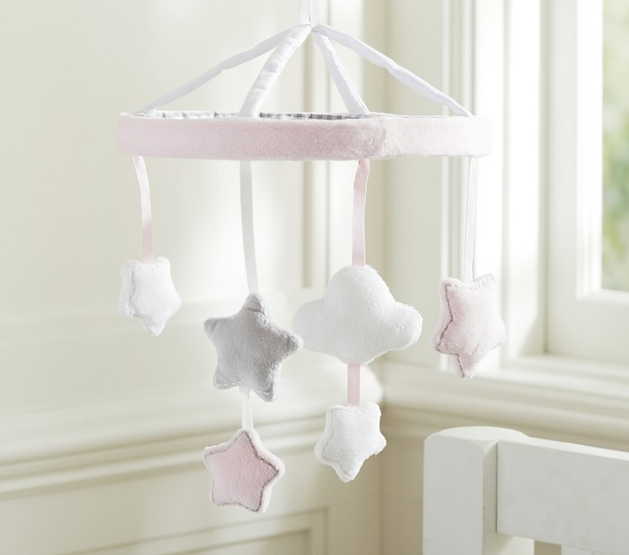 Cloud Baby Mobile Wooden Mobile