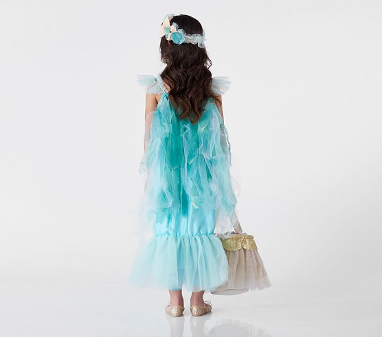 POTTERY BARN Kids Sparkle Sequin Glitter Mermaid Halloween Costume sz US 3T NEW 