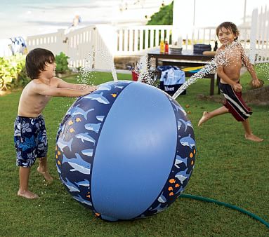 Pottery Barn Kids Turtle Shaped Sprinkler ~ Summer Fun ~ Swimming Pool fun 