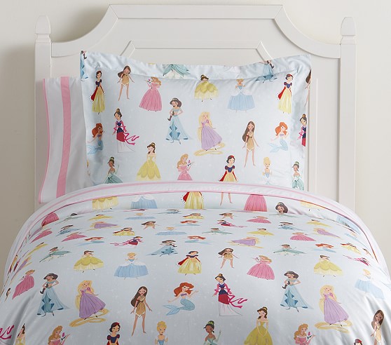 Disney Princess Kids Duvet Cover, Disney Princess Double Duvet Cover And Pillowcase Shimmering Design