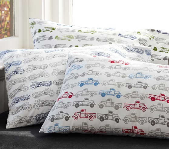 Details about   Pottery Barn Kids Motorcycle Charlie Replacement Pillowcases Standard Set Of 2 