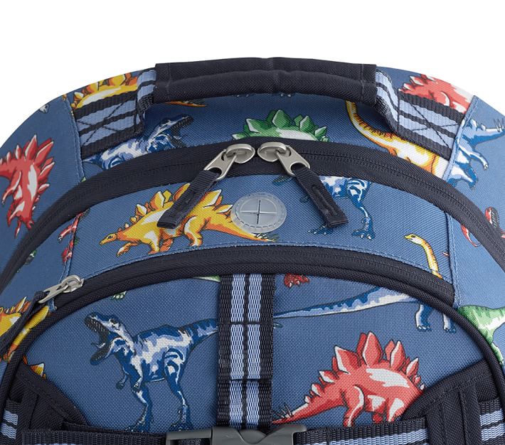 Blue Multi Dinos Kids Backpack Pottery Barn Kids