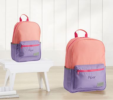 Astor Lavender Coral Backpacks | Pottery Barn Kids